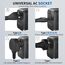 EPICKA Reiseadapter Weltweit, Universal Reisestecker Adapter, Internationaler,Travel Adapter für Deutschland USA UK Japan Thailand Australien (5 USB(3 USB C)-30W Grau)