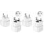 LENCENT Typ D und Typ G Kombi-Reiseadapter für Malediven Sri Lanka Tansania Sansibar Ghana Reisesteckdose Reisestecker Steckdose Netzadapter Stecker Adapter Stromadapter (Packung mit 2)