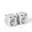 TESSAN 2 Pack Adapter südafrika mit USB, 3 in 1 Reiseadapter Südafrika, 1 Fach Steckdosenadapter mit 2 USB, 2500W Reisestecker Namibia, Adapter Typ M, Namibia, Lesotho