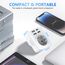 2 Stück USA Adapter Steckdose, 5-in-1 Reiseadapter USA Deutschland Stecker mit 1*USB-C, 3*USB-A(3.4A),1*AC, EU to US Adapter, Steckdosenadapter Typ B für EU zu Amerika/Kanada/Thailand/Mexiko