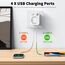 Oliveria Adapter Australien, 5 in 1 Reisead-Apter Australien mit 1 AC & 2 USB-C & 2 USB-A(3.4A), Ad-Apter China Neuseeland Deutschland Stecker, Ad-Apter Argentinien Fidschi, Reisestecker Typ I