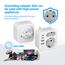 JSVER Reiseadapter UK Adapter 2 Fach England Deutschland Reisestecker Adapter mit 4 USB-Anschlüssen(2 C&2 A) Steckdosenadapter Typ G für England,Irland,Dubai,Malediven,HK,Singapur Stckdosen