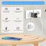 3 Stück Stecker Adapter, US to EU Adapter, UK to EU Adapter, Adapter China Deutschland Stecker, Universal Adapter für USA, UK, Schweiz, Deutschland, China, usw