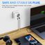 2 Stück USA Adapter Steckdose, 5-in-1 Reiseadapter USA Deutschland Stecker mit 1*USB-C, 3*USB-A(3.4A),1*AC, EU to US Adapter, Steckdosenadapter Typ B für EU zu Amerika/Kanada/Thailand/Mexiko