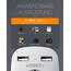 TESSAN 2 Pack Adapter südafrika mit USB, 3 in 1 Reiseadapter Südafrika, 1 Fach Steckdosenadapter mit 2 USB, 2500W Reisestecker Namibia, Adapter Typ M, Namibia, Lesotho