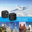 JSVER Reiseadapter South Africa, Typ-M Stecker mit 4 USB Ports (3.4A 17W), EU Reisestecker Adapter für Südafrika, Namibia, Bhutan, Lesotho (Schwarz)
