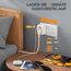 TESSAN Adapter England Deutschland Stecker, Faltbar 5 in 1 Reiseadapter Typ G mit 2 USB C und 2 USB A, Kleines klappbares Design, Steckdosenadapter für London Malta Irland Dubai, UK Adapter auf EU