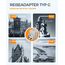 TESSAN 2er Pack Adapter England Deutschland Stecker, 3 in 1 Steckdosenadapter England mit USB C und USB A, 3250W UK Adapter, Stromadapter für Irland Malta Schottland Dubai, Reiseadapter Typ G
