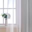 MIULEE 2er Set Voile Vorhang Zweifarbiger Vorhang mit Ösen Transparente Gardine Ösenschal Fensterschal Lichtdurchlässig für Schlafzimmer, 140x225cm, Grau