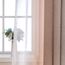 MIULEE 2er Set Voile Vorhang Zweifarbiger Vorhang mit Ösen Transparente Gardine Ösenschal Fensterschal Lichtdurchlässig für Schlafzimmer, 140x175cm, Hellkaffee