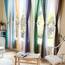 MIULEE 2er Set Voile Vorhang Zweifarbiger Vorhang mit Ösen Transparente Gardine Ösenschal Fensterschal Lichtdurchlässig für Schlafzimmer, 140x175cm, Lila
