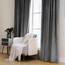 MIULEE Grau Samtvorhang Ösen 2er Set 140X145, Blickdichte Vorhänge Samt Kurz für Schlafzimmer Wohnzimmer, Wunderschön Weich Vorhang Verdunkelung Velvet Curtains, Verdunkelnd Samt Gardinen Blickdicht