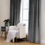 MIULEE Grau Samtvorhang Ösen 2er Set 140X160, Blickdichte Vorhänge Samt Kurz für Schlafzimmer Wohnzimmer, Wunderschön Weich Vorhang Verdunkelung Velvet Curtains, Verdunkelnd Samt Gardinen Blickdicht