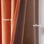 MIULEE Orangegelb Samtvorhang mit Ösen, Wunderschön Weich Vorhänge Samt für Deko Schlafzimmer Wohnzimmer, 2 Stück Samt Gardinen Blickdicht Jedes 175 cm Hoch, Dicker Velvet Thermovorhang Winter