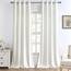 MIULEE Weiß Samtvorhang Ösen 2er Set 140X245, Blickdichte Vorhänge Samt für Schlafzimmer Wohnzimmer, Wunderschön Weich Vorhang Verdunkelung Velvet Curtains, Verdunkelnd Samt Gardinen Blickdicht