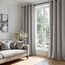 MIULEE Silbergrau Samtvorhang Ösen 2er Set 140X225, Blickdichte Vorhänge Samt für Deko Schlafzimmer Wohnzimmer, Sehr Weicher Vorhang Verdunkelung Velvet Curtains, Verdunkelnd Samt Gardinen Blickdicht