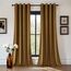 MIULEE Dunkelgold Samtvorhang Ösen 2er Set 140X225, Blickdichte Vorhänge Samt für Deko Schlafzimmer Wohnzimmer, Sehr Weicher Vorhang Verdunkelung Velvet Curtains, Verdunkelnd Samt Gardinen Blickdicht