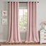 MIULEE Hellrosa Samtvorhang Ösen 2er Set 140X225, Blickdichte Vorhänge Samt für Deko Schlafzimmer Wohnzimmer, Sehr Weicher Vorhang Verdunkelung Velvet Curtains, Verdunkelnd Samt Gardinen Blickdicht