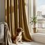 MIULEE Dunkelgold Samtvorhang Ösen 2er Set 140X245, Blickdichte Vorhänge Samt für Deko Schlafzimmer Wohnzimmer, Sehr Weicher Vorhang Verdunkelung Velvet Curtains, Verdunkelnd Samt Gardinen Blickdicht