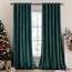 MIULEE Grün Samtvorhang Ösen 2er Set 200X245, Blickdichte Vorhänge Samt für Deko Schlafzimmer Wohnzimmer, Wunderschön Weich Vorhang Verdunkelung Velvet Curtains, Verdunkelnd Samt Gardinen Blickdicht
