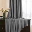 MIULEE Grau Samtvorhang Ösen 2er Set 140X280, Blickdichte Vorhänge Samt für Deko Schlafzimmer Wohnzimmer, Wunderschön Weich Vorhang Verdunkelung Velvet Curtains, Verdunkelnd Samt Gardinen Blickdicht