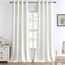 MIULEE Weiß Samtvorhang Ösen 2er Set 140X265, Blickdichte Vorhänge Samt für Schlafzimmer Wohnzimmer, Wunderschön Weich Vorhang Verdunkelung Velvet Curtains, Verdunkelnd Samt Gardinen Blickdicht