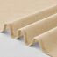 Woaboy Leinen Kruz Gardinen Beige Vorhänge Wohnzimmer Halbtransparent mit Ösen Stores Gardine Leinenoptik Schlafzimmer Modern Ösenvorhang Schlaufengardinen 2er Set 140x137cm (BxH) Beige