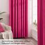 MIULEE Beerenfarbe Samtvorhang Ösen 2er Set 140X280, Blickdichte Vorhänge Samt für Deko Schlafzimmer Wohnzimmer, Sehr Weicher Vorhang Verdunkelung Velvet Curtains, Verdunkelnd Samt Gardinen Blickdicht