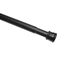 GARDINIA Spannstange, Metall-Stange, Ausziehbar, Gardinenstange ohne Bohren und Schrauben, Ø 23/26 mm, Länge 130-220 cm, Schwarz-matt