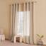 Woaboy Leinen Gardinen Vorhänge Wohnzimmer Halbtransparent mit Ösen Stores Gardine Leinenoptik Schlafzimmer Modern Ösenvorhang Schlaufengardinen 2er Set 140x245cm (BxH) Hellbraun