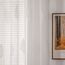 MIULEE Kurz Vorhänge Transparent mit Weiss Blätter Muster, Modern Stickerei Gardinen Ösen Für Kleines Fenster Kurzgardine, 2er Set Schöne Blätter Muster Vorhang Fenster H 160 x B 140