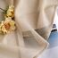 Woaboy Voile Gardinen Vorhänge Transparent Wohnzimmer mit Ösen Stores Gardinen Schlafzimmer Ösenvorhang Scheibengardine Schlaufengardinen Modern 2er Set 140x200cm (B x H) Beige