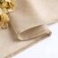 Woaboy Voile Gardinen Kurz Vorhänge Transparent Wohnzimmer mit Ösen Stores Gardinen Schlafzimmer Ösenvorhang Scheibengardine Schlaufengardinen Modern 2er Set 140x122 cm (B x H) Beige