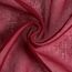 Woaboy Voile Gardinen Vorhänge Transparent Wohnzimmer mit Ösen Stores Gardinen Schlafzimmer Ösenvorhang Scheibengardine Schlaufengardinen Modern 2er Set 140x245 cm (B x H) Wein Rot