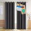 Blumtal Verdunklungsvorhänge 2er Set - Thermovorhang Hitzeschutz - Vorhang Blickdicht mit Ösen - Gardinenschals mit Schlaufen - Lärmschutzvorhang - Gardinen 138x117 cm - Curtains - Anthrazit