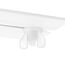 Gardinen Feststeller, 12 Stück, Transparent, Hartplastik, für min. 10 x 6 mm Laufkammern, Stopper für Schienensysteme mit Innenläufen, Zwischenfeststeller, Endstopfen, Endfeststeller Gardinenschiene