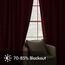 Woaboy Samtvorhänge Verdunkelungsvorhang Gardinen Samt mit Ösen Blickdicht für Wohnzimmer Blackout Curtains Thermovorhang Schalldämmend Schlafzimmer 2er Set 228x228cm (B x H) Rot