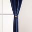 Woaboy Samtvorhänge Verdunkelungsvorhang Gardinen Samt mit Ösen Blickdicht für Wohnzimmer Blackout Curtains Thermovorhang Schalldämmend Schlafzimmer 2er Set 140x245cm (B x H) Dunkelblau