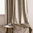 Woaboy Samtvorhänge Verdunkelungsvorhang Gardinen Samt mit Ösen Blickdicht für Wohnzimmer Blackout Curtains Thermovorhang Schalldämmend Schlafzimmer Vorhang 2er Set 140x225cm (B x H) Beige