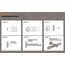 iso-design Gardinenstange 20 mm Farbe Edelstahl, Vorhangstange zur Wand- und Deckenmontage geeignet, Rohr aus Edelstahl, Set mit Halterungen und Endstück Kappe, 200 cm