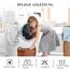 DWCN Verdunklungsvorhänge Kurz Vorhänge Blickdicht mit Raffhalter 2 Stücke Thermovorhang Kälteschutz Gardinen mit Ösen Wohnzimmer Schlafzimmer Ösenschal Vorhang Wärmeisolierend, Grau, 137x117cm(HxB)