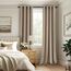 Woaboy Samtvorhänge Verdunkelungsvorhang Gardinen Samt mit Ösen Blickdicht für Wohnzimmer Blackout Curtains Thermovorhang Schalldämmend Schlafzimmer Vorhang 2er Set 140x200cm (B x H) Beige