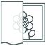 Elbersdrucke Bistrogardine 1129 weiß halbtransparent 60x160 cm Scheibengardine Kurzgardine für Wohnzimmer Schlafzimmer Flur 501239