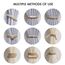 Pretty Jolly 2 Stück Magnetische Vorhang Raffhalter aus Holz, Boho-Dekoration, Raffhalter, handgefertigt, doppeltes Baumwollseil, Vorhanghalter für Zuhause und Büro, Fenstervorhänge (Dunkelbeige)