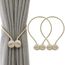 IHClink Magnetische Raffhalter zum Anklemmen von für Vorhänge, Krawatte Band Zuhause Büro Dekorative Vorhänge Weben Holdbacks Halter 2 Stück beige (EU patent 004522746-0001)