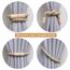 Pretty Jolly 2 Stück Magnetische Vorhang Raffhalter aus Holz, Boho Heimdekoration, drapierte Raffhalter, handgefertigt, Baumwollseil, Vorhanghalter für Zuhause und Büro, Fenstervorhänge (Dunkelbeige)