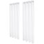 Deconovo Ösenvorhang Transparent Leinenoptik Vorhang Gardine Voile, 260x140 cm(HöhexBreite), Weiß, 2er Set