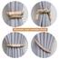 Pretty Jolly 4 Stück Magnetische Vorhang Raffhalter aus Holz, Boho Heimdekoration, drapierte Raffhalter, handgefertigt, Baumwollseil, Vorhanghalter für Zuhause und Büro, Fenstervorhänge (Dunkelbeige)