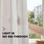 Deconovo Leinenoptik Vorhang Ösen Voile Vorhang Transparente Stores Gardinen Wohnzimmer Gardinenschal Durchsichtig Ösenvorhang für Schlafzimmer Balkon, H180 x B140 cm, Leinen, 2er Set