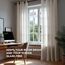 Deconovo Leinenoptik Vorhang Ösen Voile Vorhang Transparente Stores Gardinen Wohnzimmer Gardinenschal Durchsichtig Ösenvorhang für Schlafzimmer Balkon, H229 x B140 cm, Leinen, 2er Set